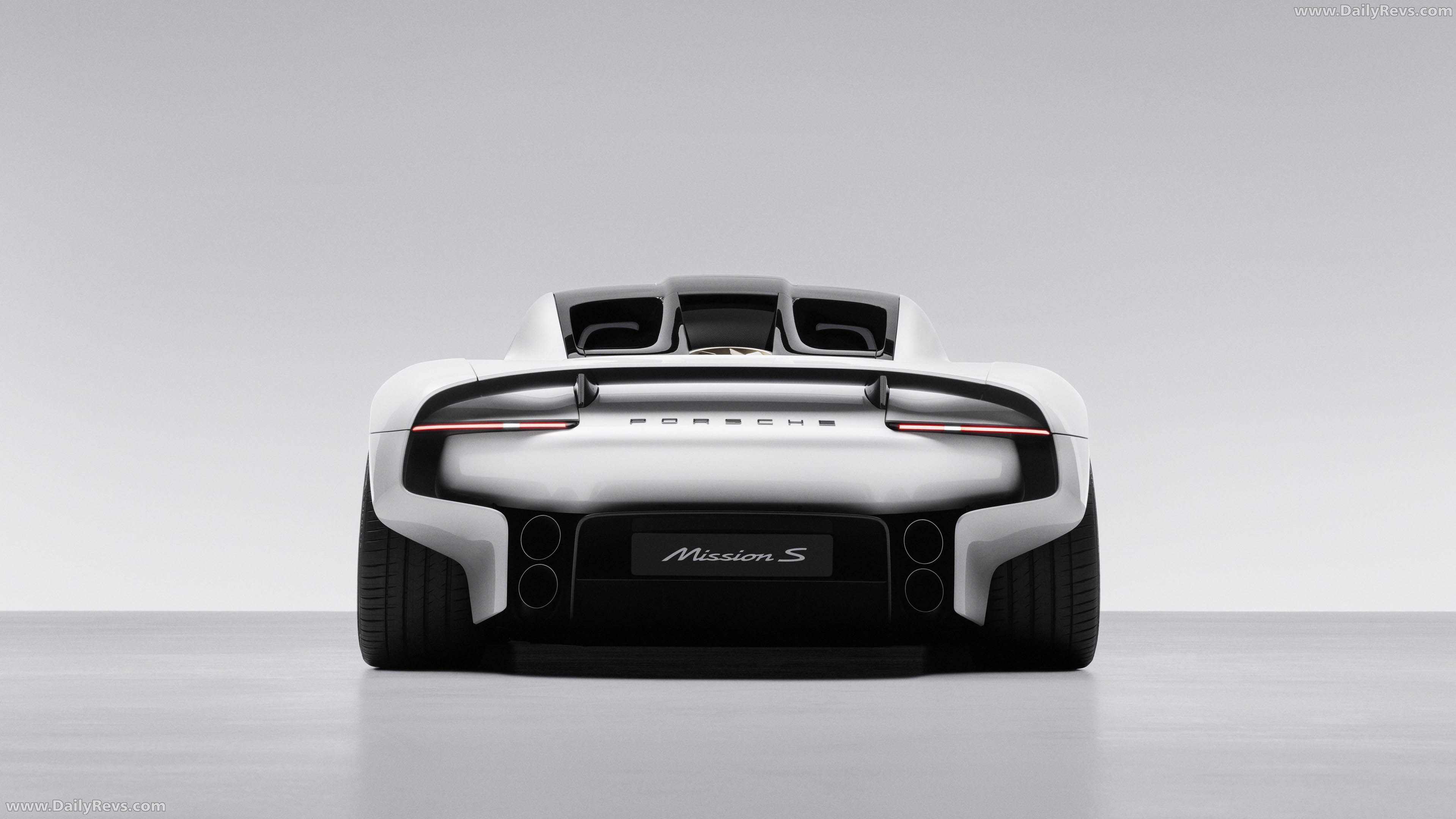2026 Porsche Mission S Concept Rear View