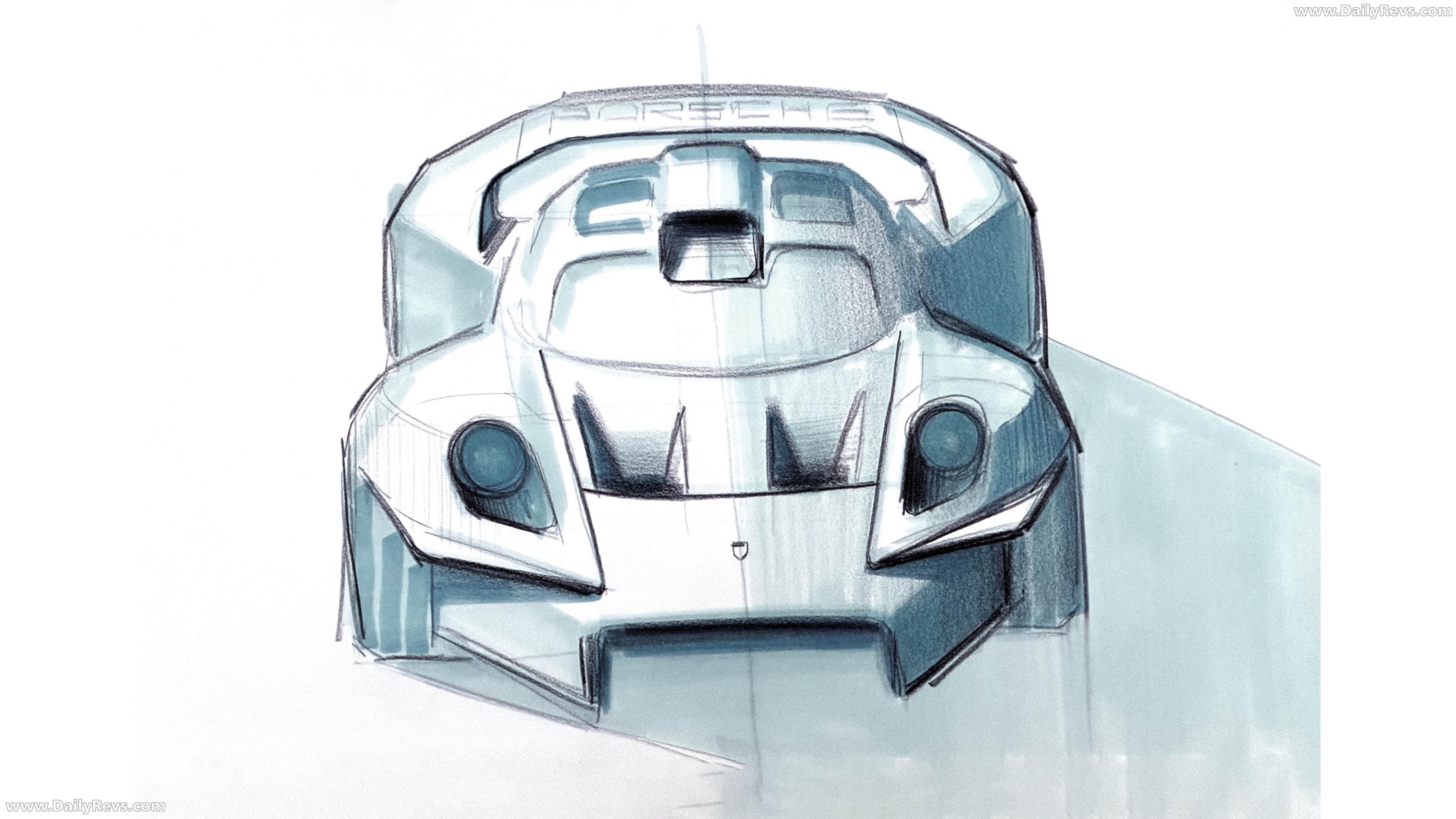 2026 Porsche Mission S Concept Sketches