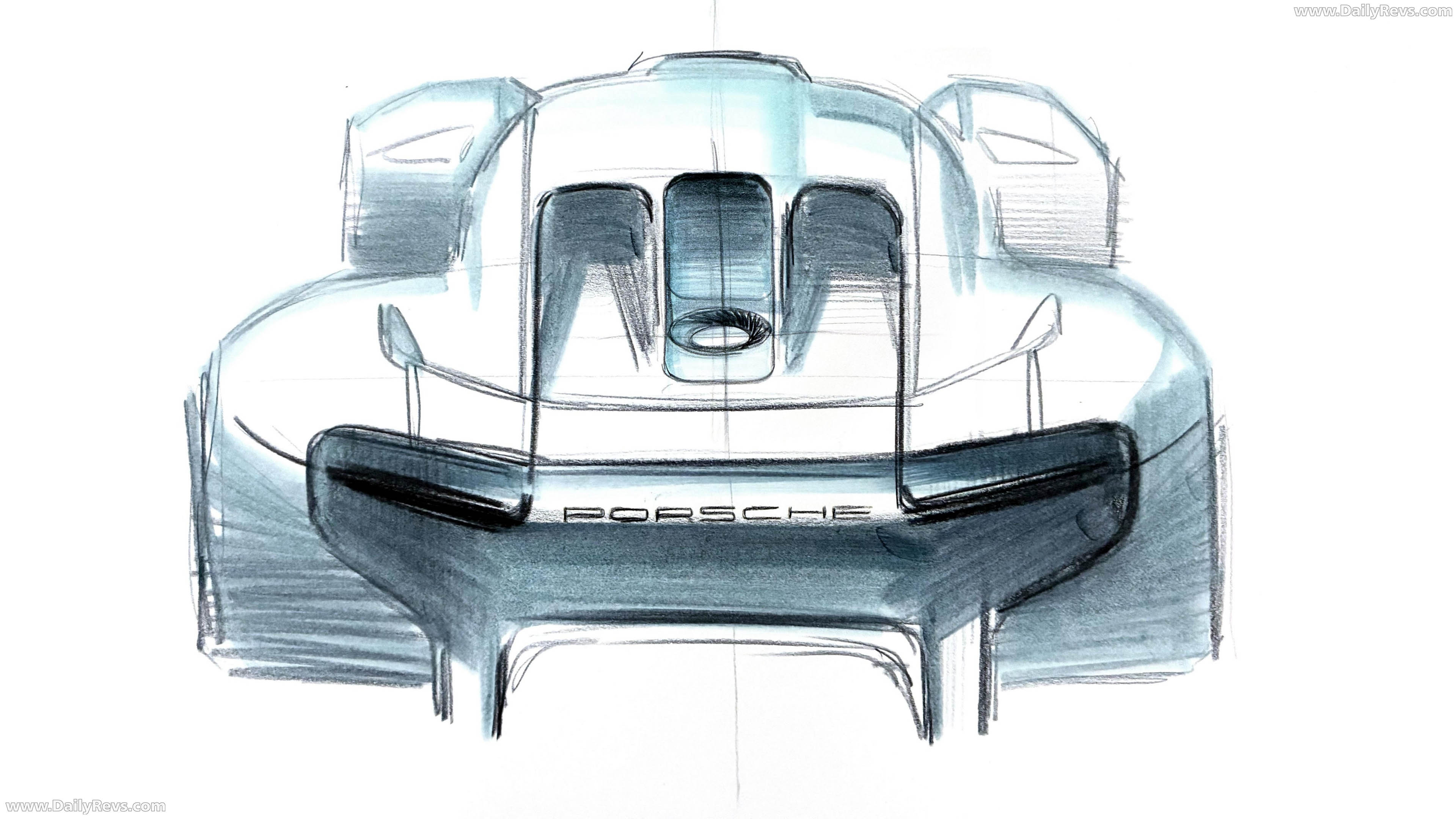 2026 Porsche Mission S Concept Sketches