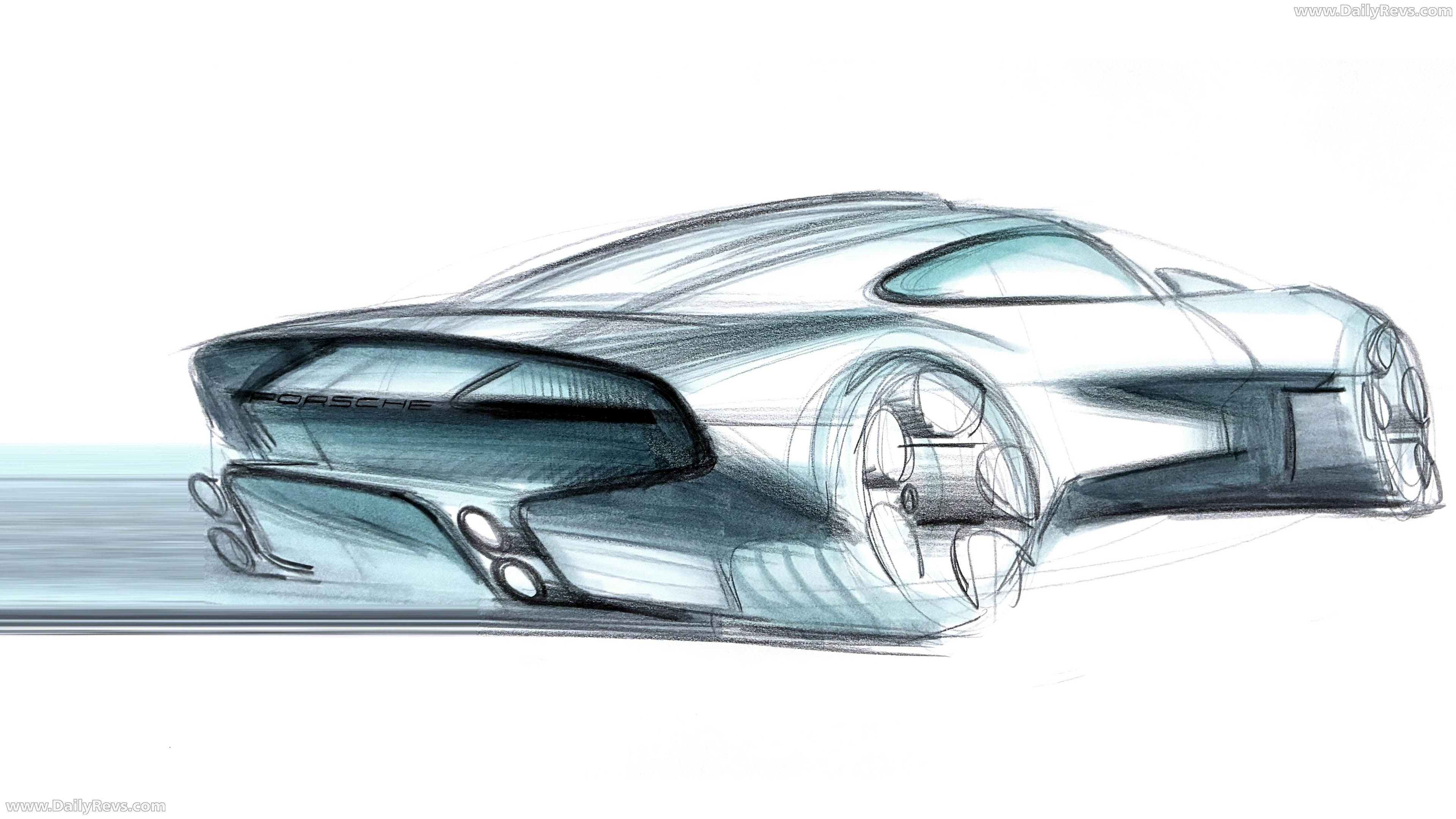 2026 Porsche Mission S Concept Sketches