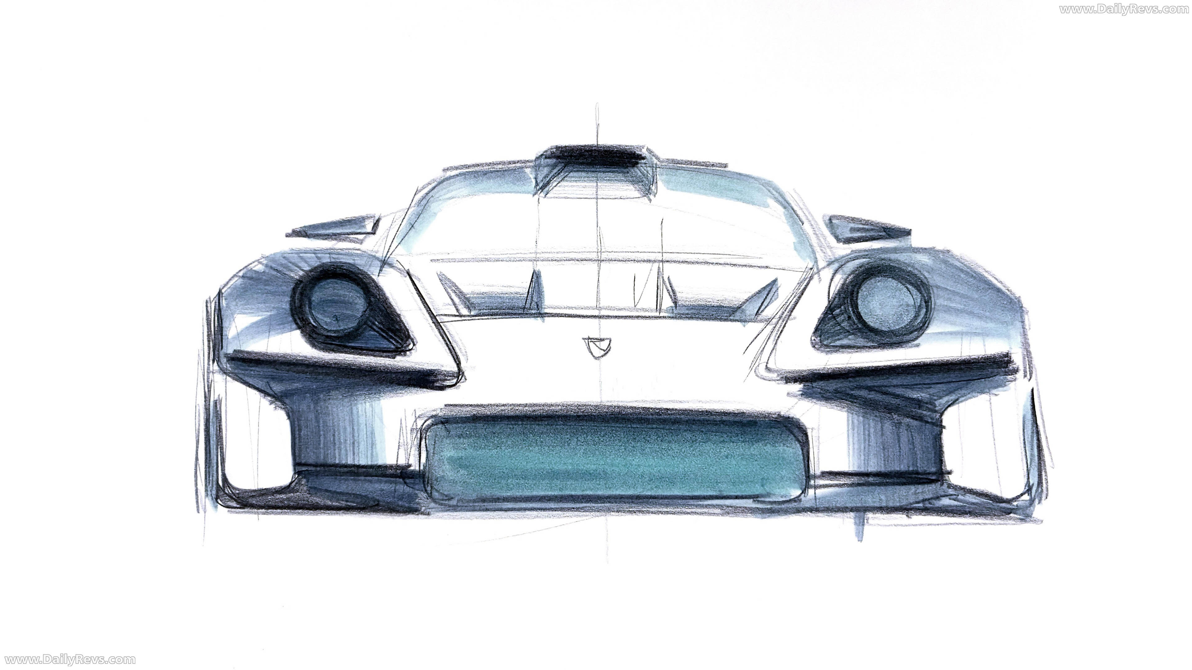 2026 Porsche Mission S Concept Sketches