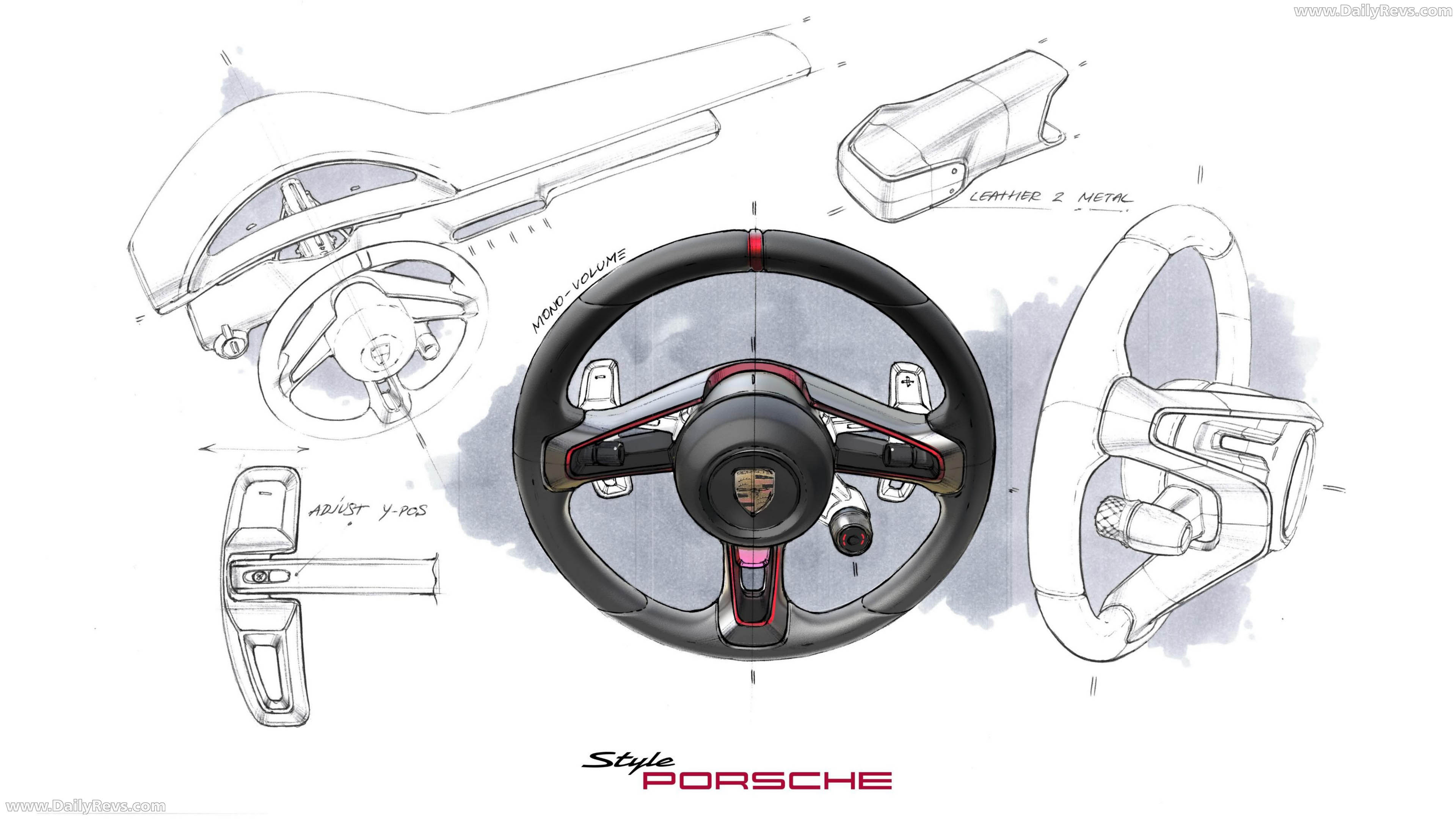 2026 Porsche Mission S Concept Sketches