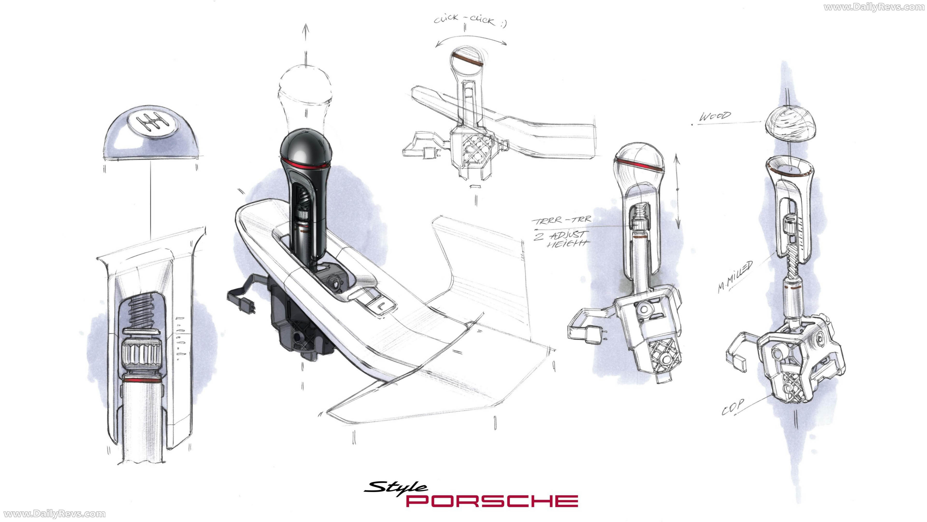 2026 Porsche Mission S Concept Sketches