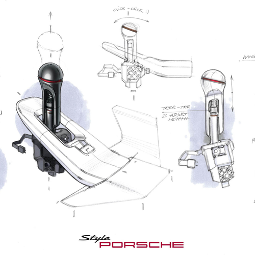 2026 Porsche Mission S Concept Sketches