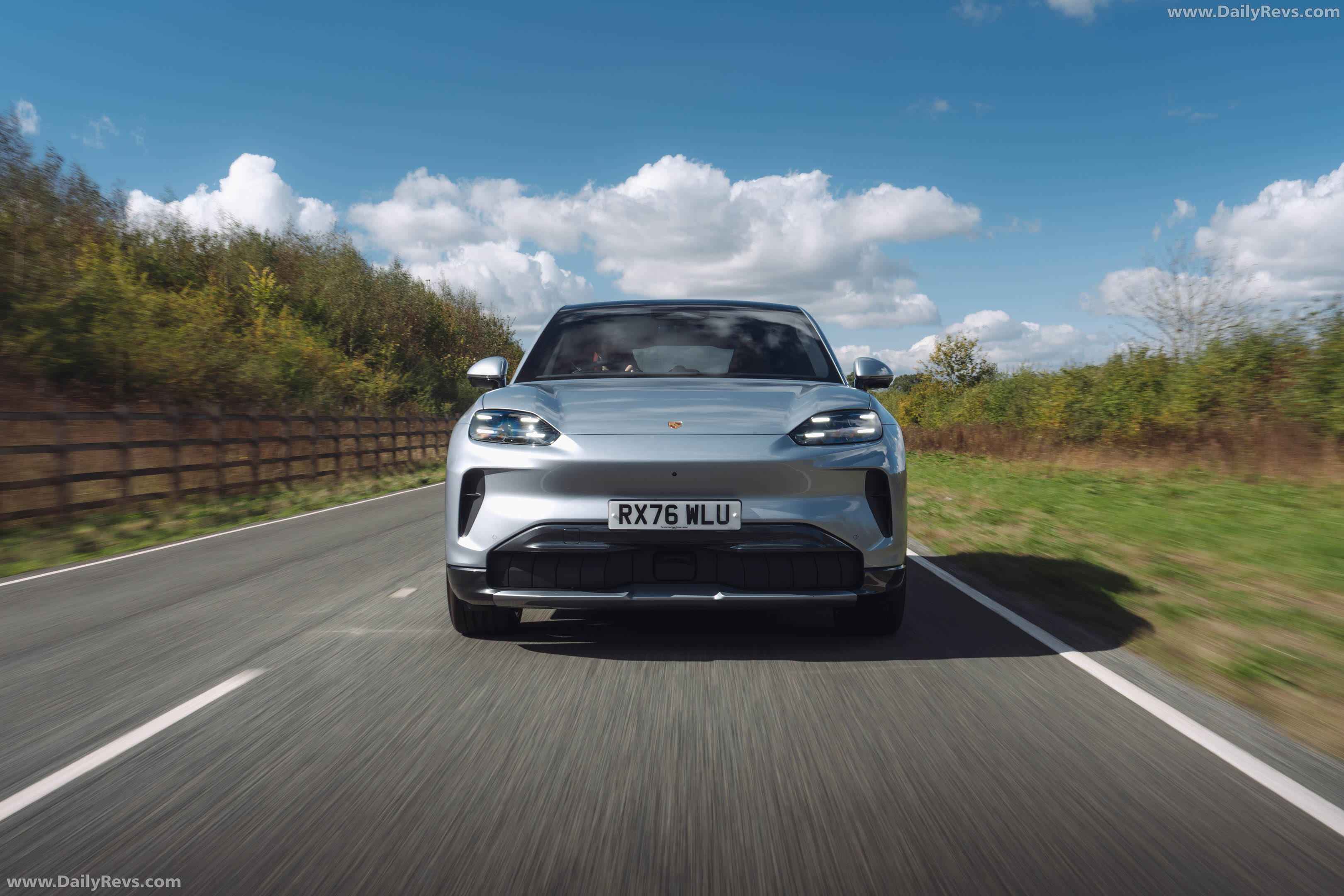 2027 Porsche Cayenne S Coupe Electric E4 UK Version Front View