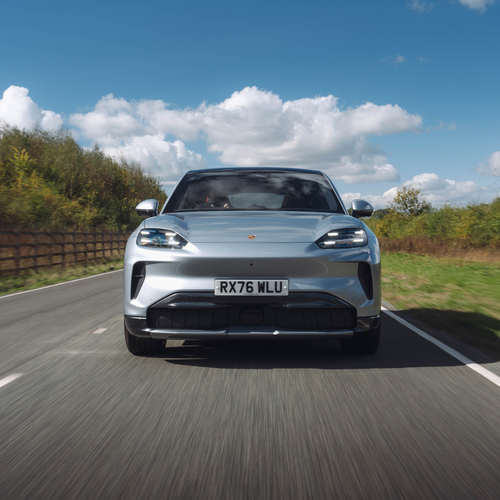 2027 Porsche Cayenne S Coupe Electric E4 UK Version Front View