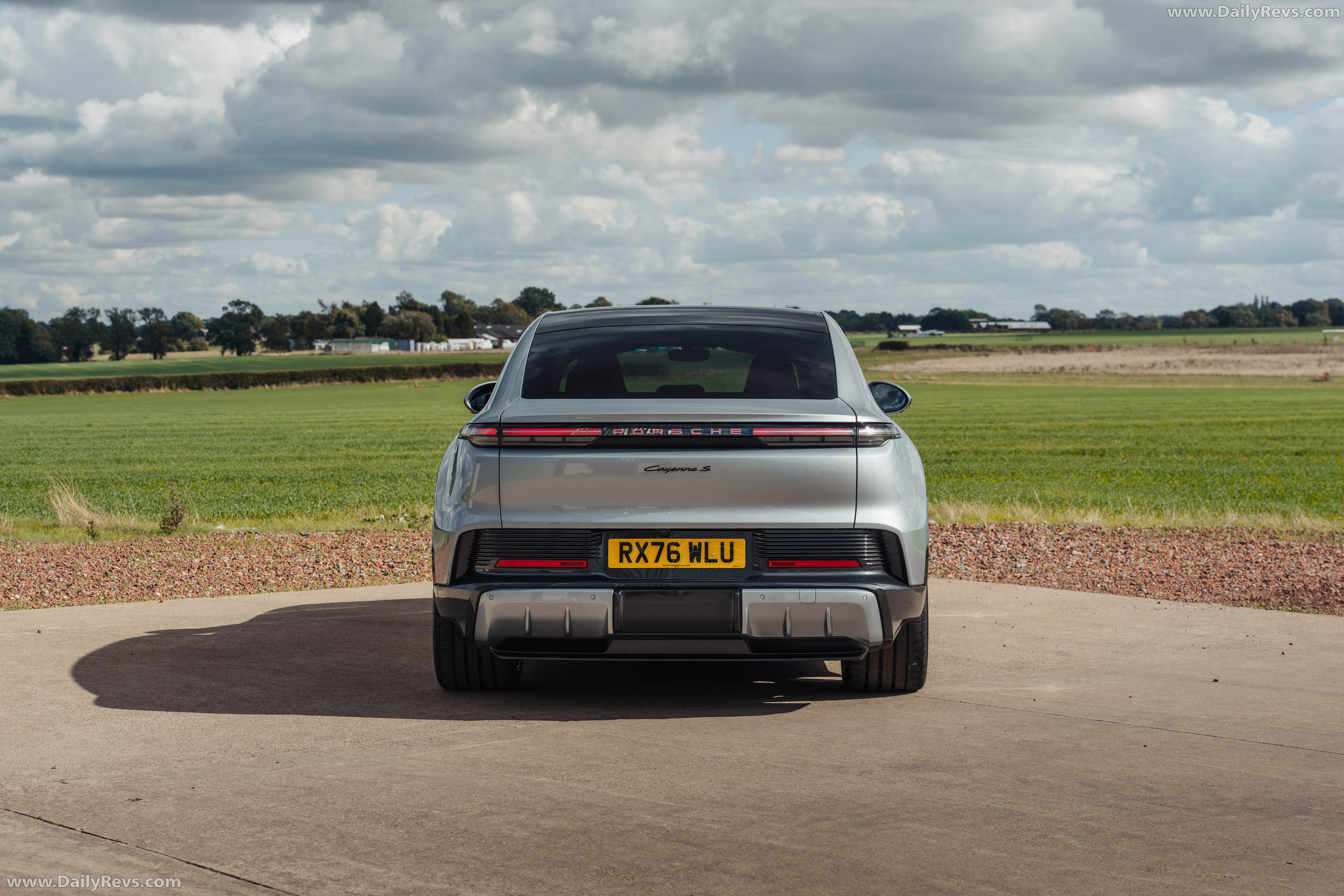 2027 Porsche Cayenne S Coupe Electric E4 UK Version Rear View