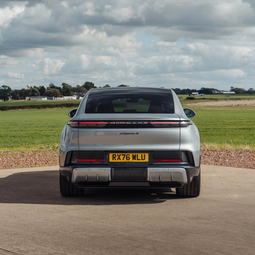 2027 Porsche Cayenne S Coupe Electric E4 UK Version Rear View