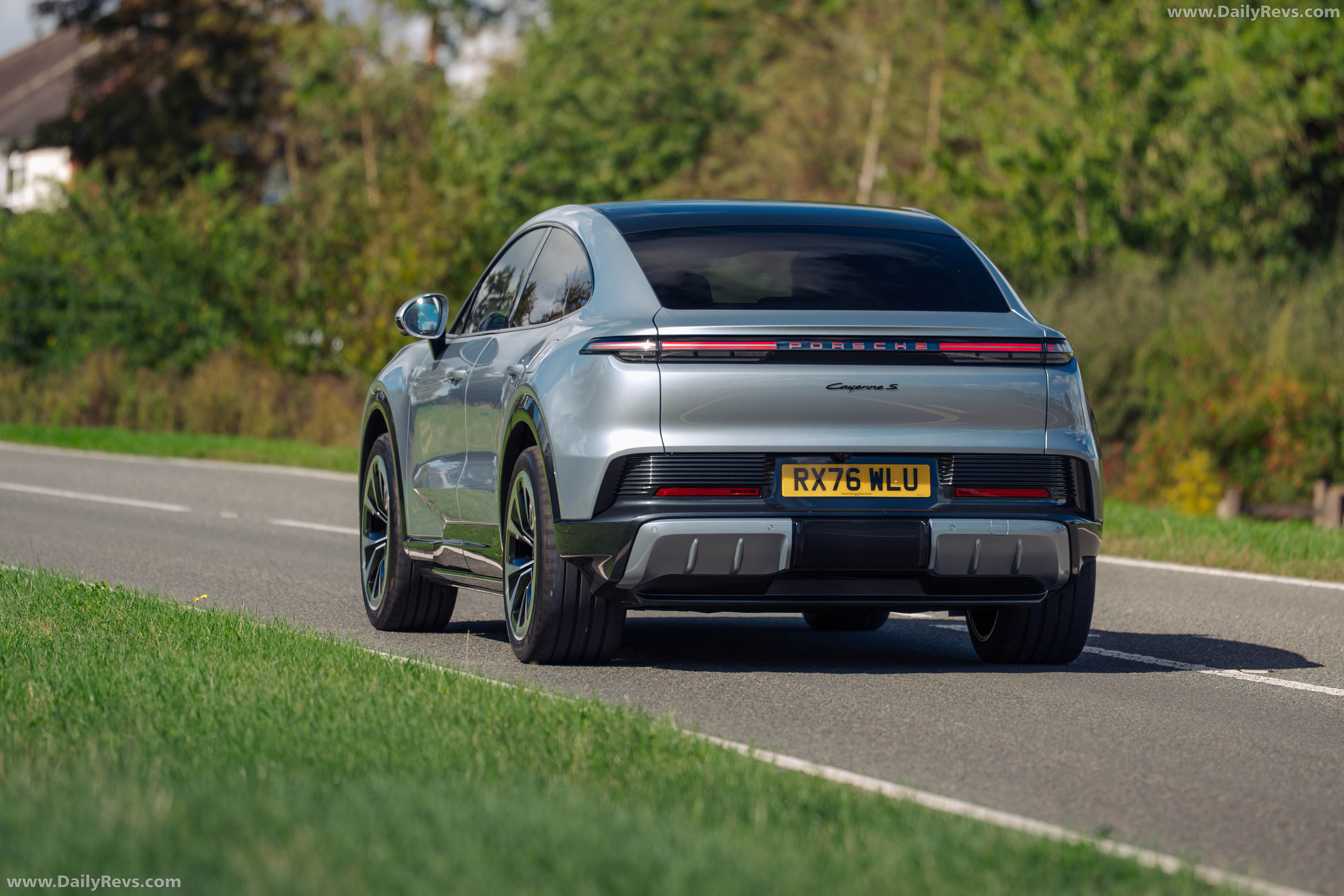 2027 Porsche Cayenne S Coupe Electric E4 UK Version Rear View