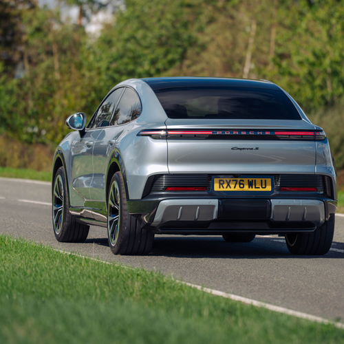2027 Porsche Cayenne S Coupe Electric E4 UK Version Rear View
