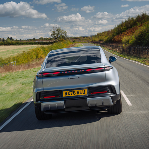2027 Porsche Cayenne S Coupe Electric E4 UK Version Rear View