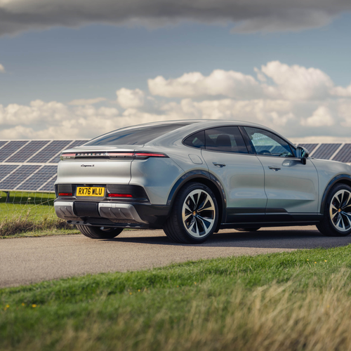 2027 Porsche Cayenne S Coupe Electric E4 UK Version Rear View
