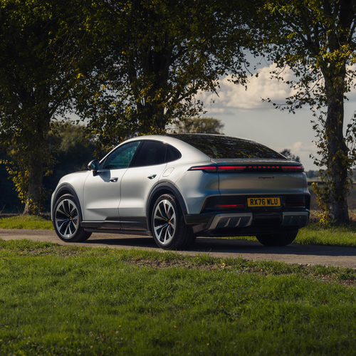 2027 Porsche Cayenne S Coupe Electric E4 UK Version Rear View
