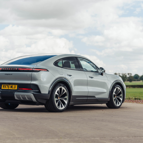 2027 Porsche Cayenne S Coupe Electric E4 UK Version Rear View