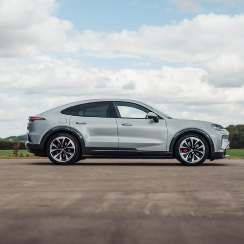 2027 Porsche Cayenne S Coupe Electric E4 UK Version Side View