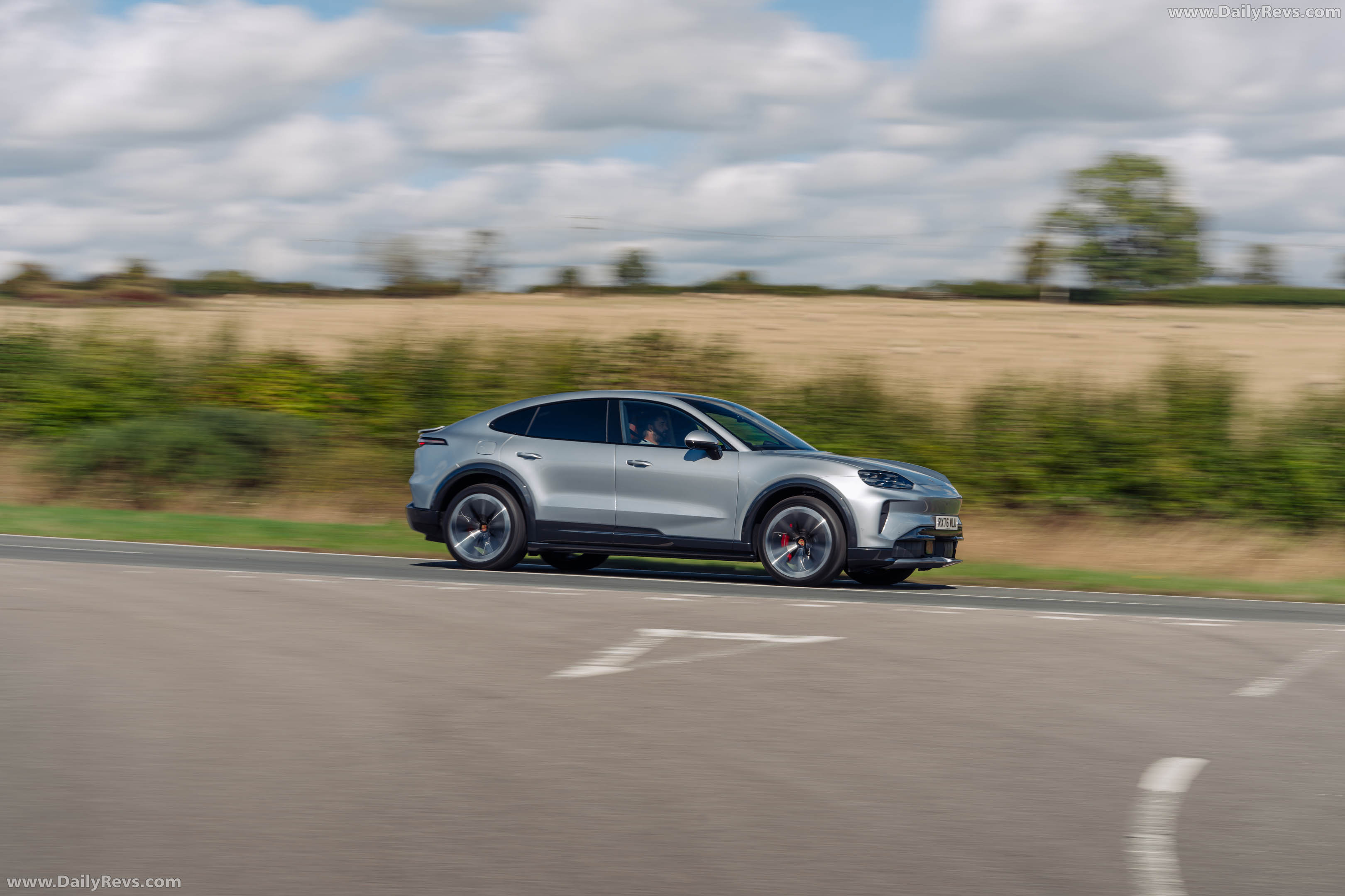 2027 Porsche Cayenne S Coupe Electric E4 UK Version Side View