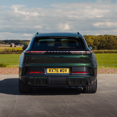 2027 Porsche Cayenne S Electric E4 UK Version Rear View