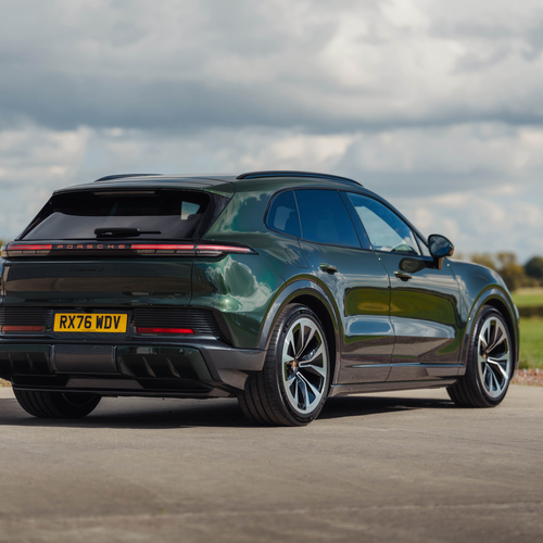 2027 Porsche Cayenne S Electric E4 UK Version Rear View