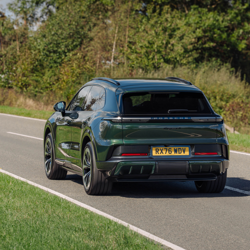 2027 Porsche Cayenne S Electric E4 UK Version Rear View