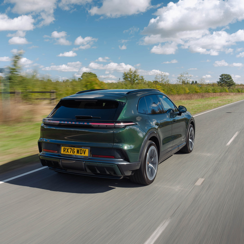 2027 Porsche Cayenne S Electric E4 UK Version Rear View