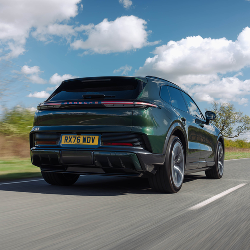 2027 Porsche Cayenne S Electric E4 UK Version Rear View