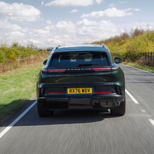 2027 Porsche Cayenne S Electric E4 UK Version Rear View