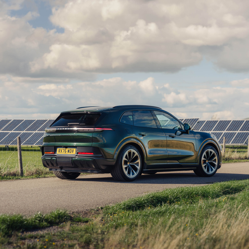 2027 Porsche Cayenne S Electric E4 UK Version Rear View