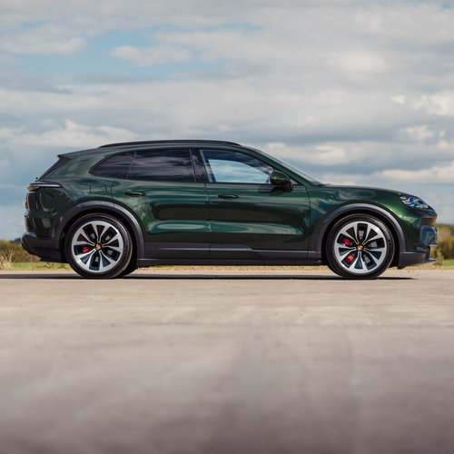 2027 Porsche Cayenne S Electric E4 UK Version Side View