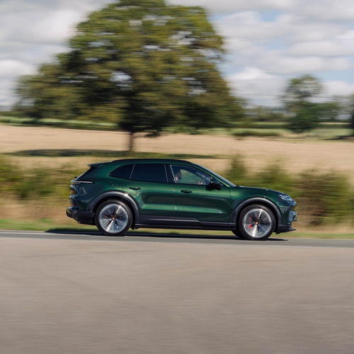2027 Porsche Cayenne S Electric E4 UK Version Side View