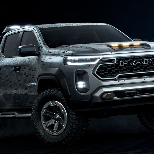 2025 RAM Dakota Nightfall Concept Front View