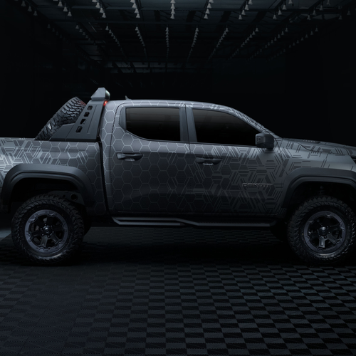 2025 RAM Dakota Nightfall Concept Side View