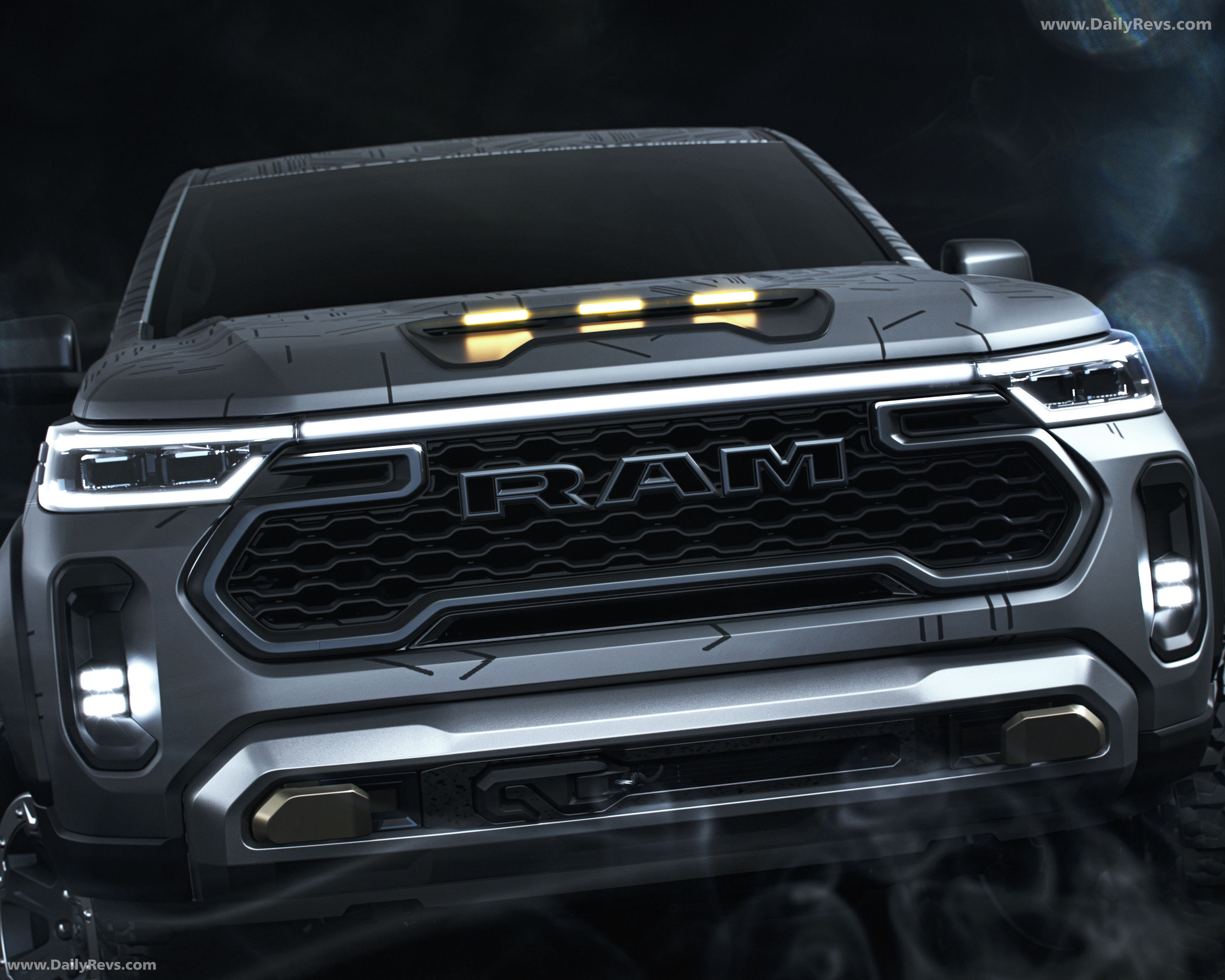 2025 RAM Dakota Nightfall Concept Exterior