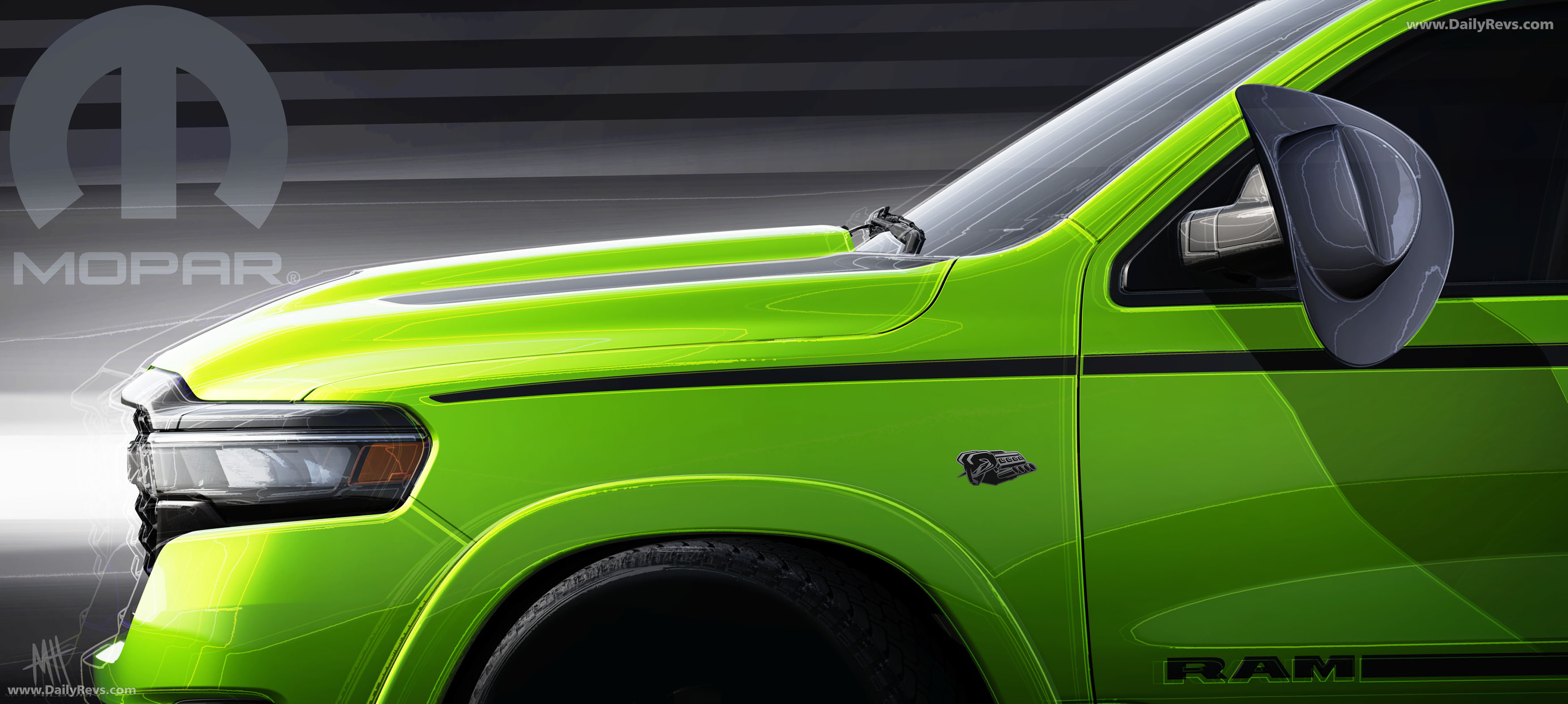 2025 RAM 1500 Dude Concept Sketches