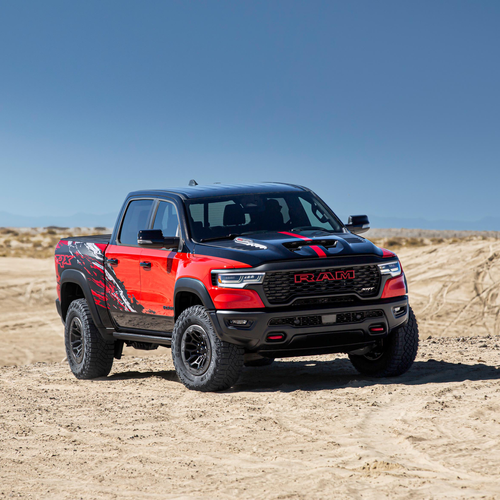2027 RAM 1500 SRT TRX Bloodshot Night Edition Front View