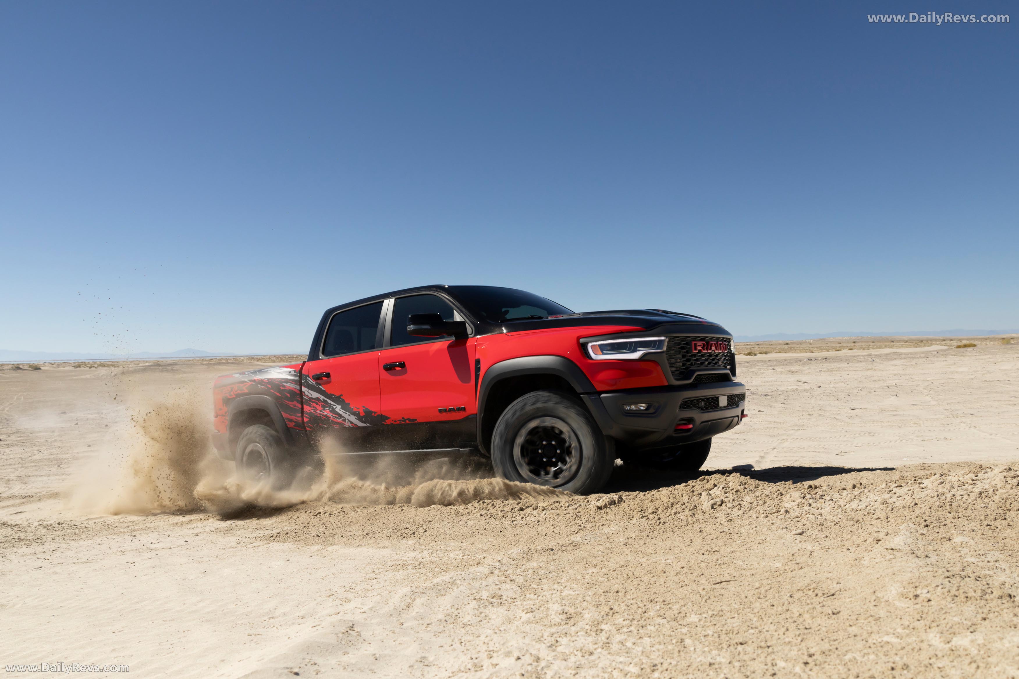 2027 RAM 1500 SRT TRX Bloodshot Night Edition Side View