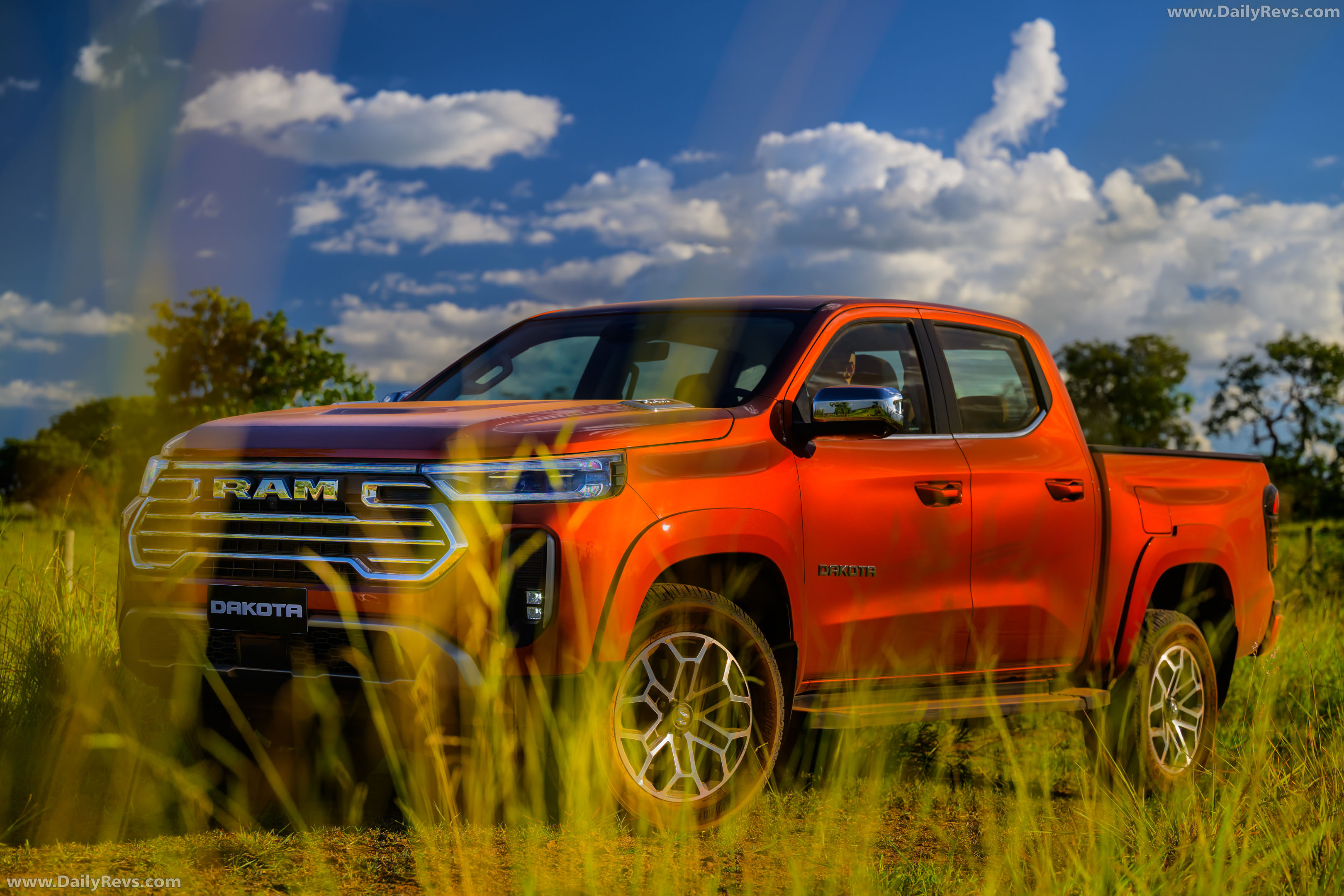 2027 RAM Dakota Laramie Front View