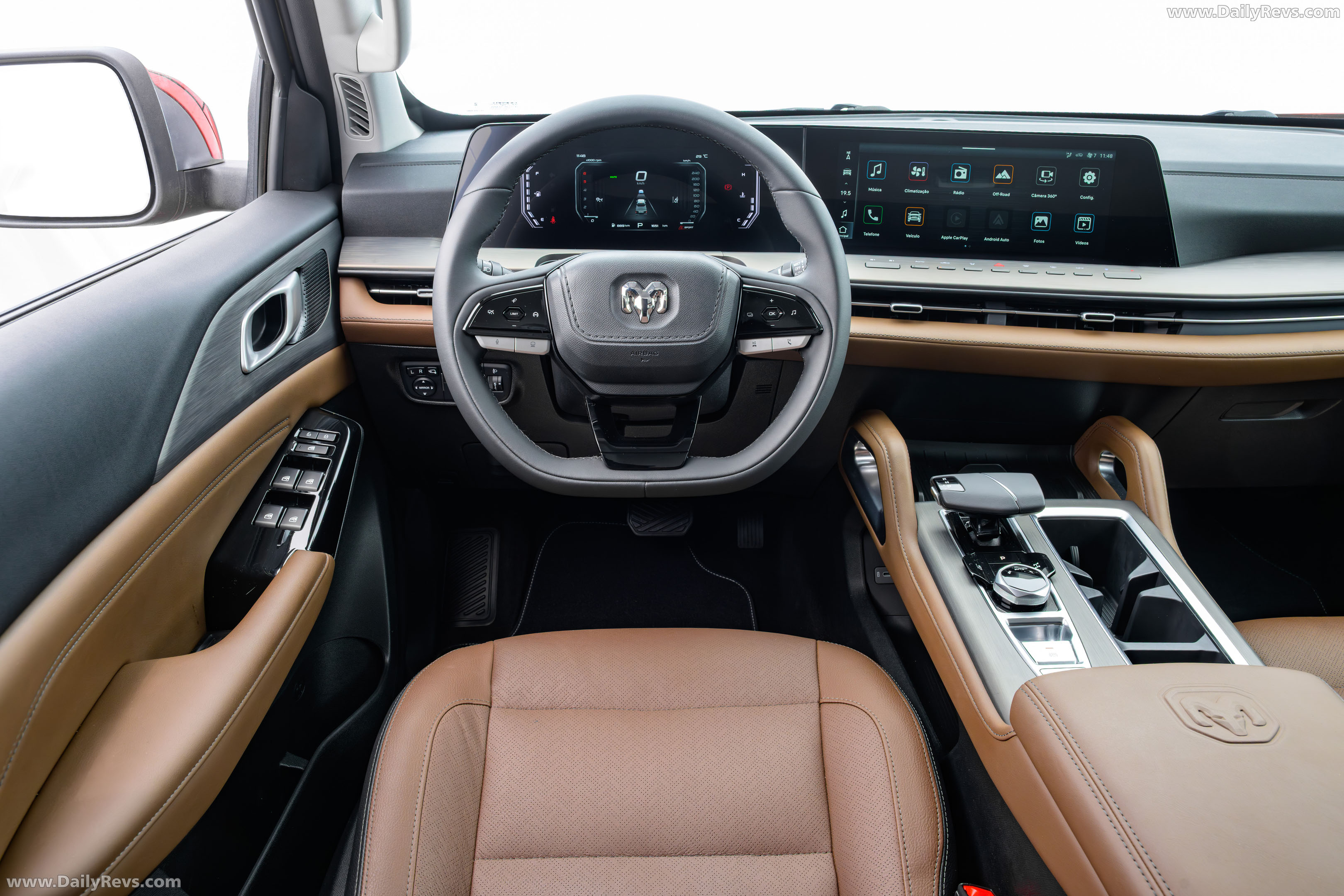 2027 RAM Dakota Laramie Interior