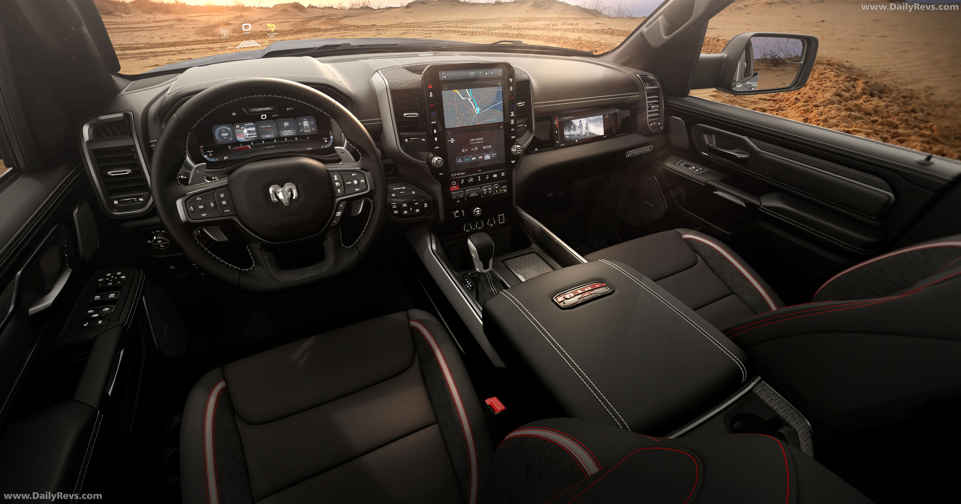 Stunning Dodge Ram Rebel Interior Images
