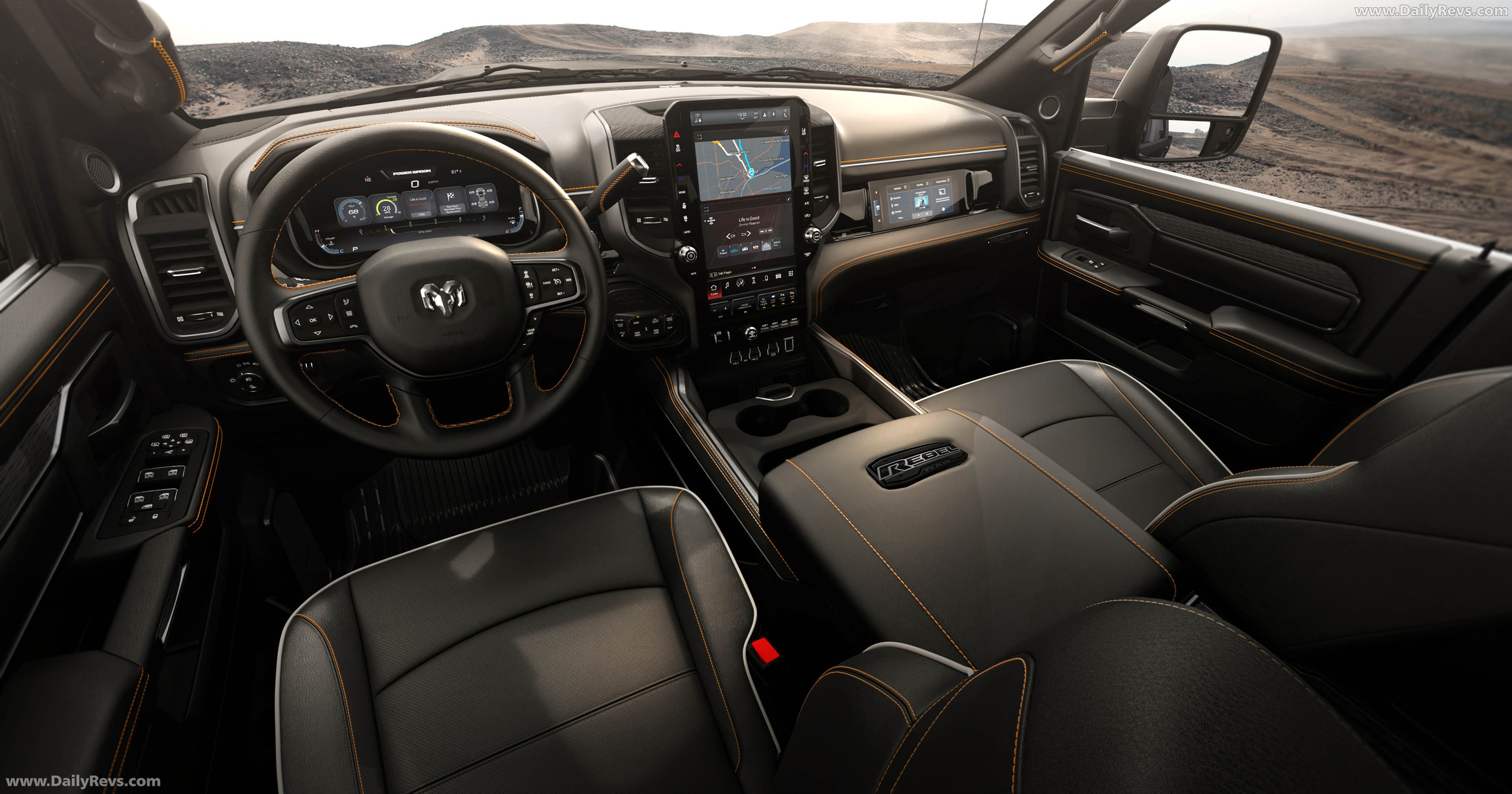 2026 RAM 2500 Rebel Lunar Edition Interior