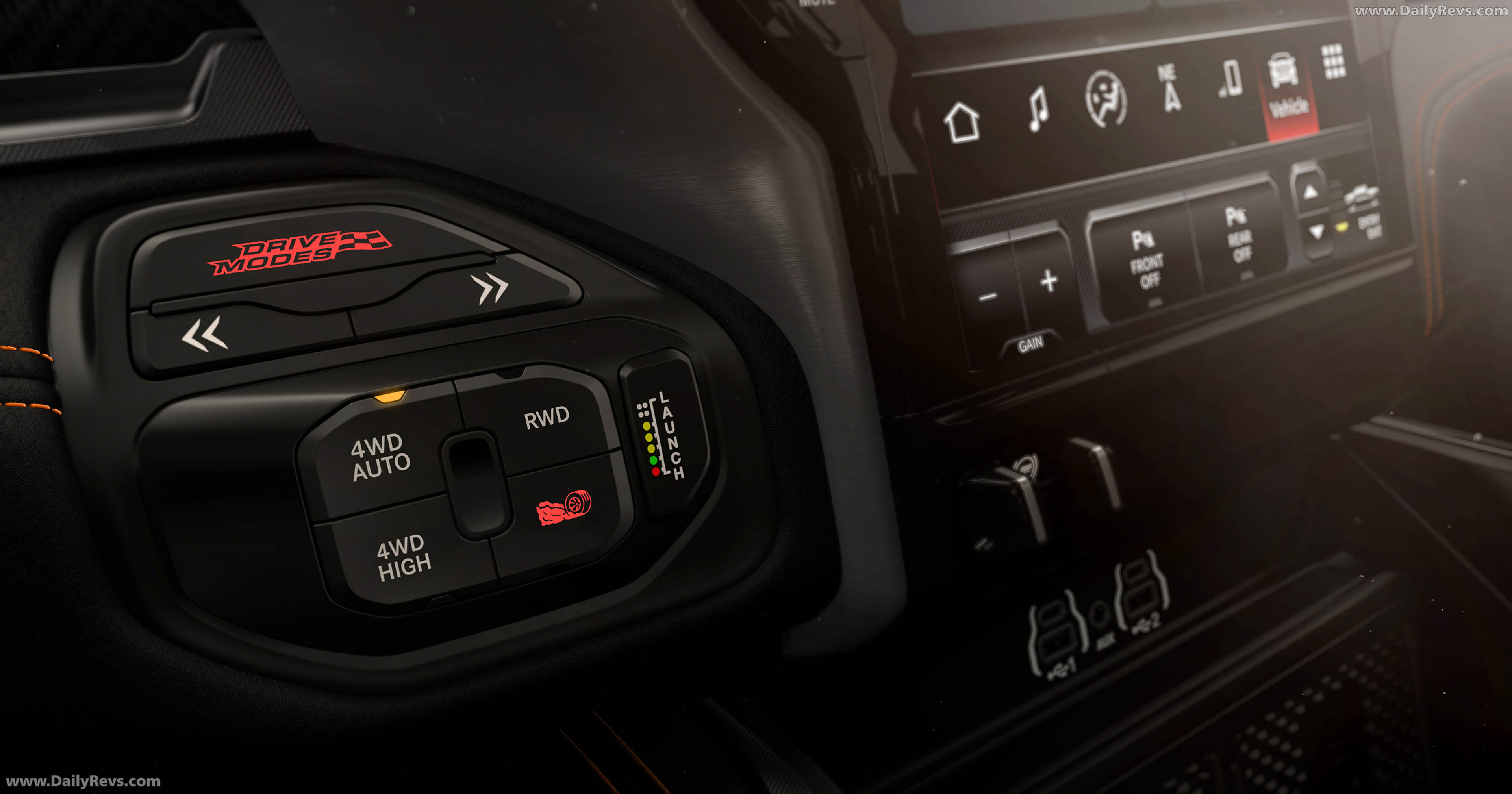 2027 RAM 1500 Rumble Bee SRT Interior
