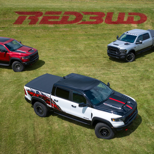 2026 RAM 1500 TRX SRT Bloodshot Night Bright White Top View