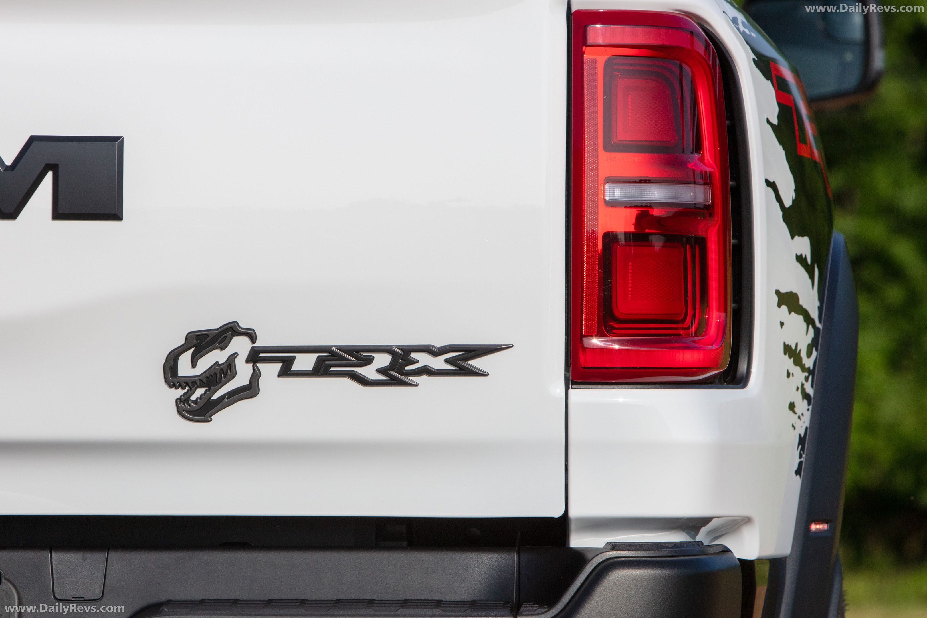 2026 RAM 1500 TRX SRT Bloodshot Night Bright White Exterior