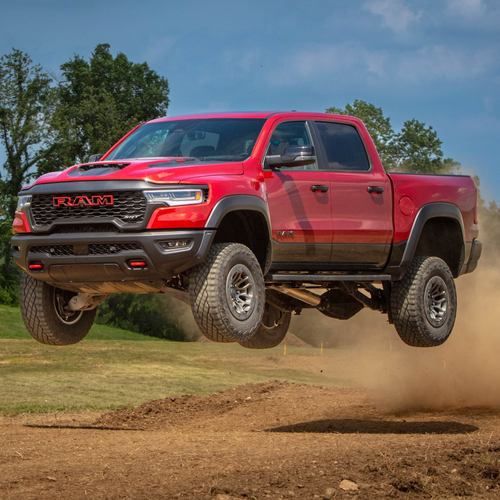 2027 RAM 1500 TRX SRT Molten Red Front View