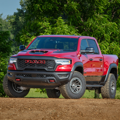 2027 RAM 1500 TRX SRT Molten Red Front View