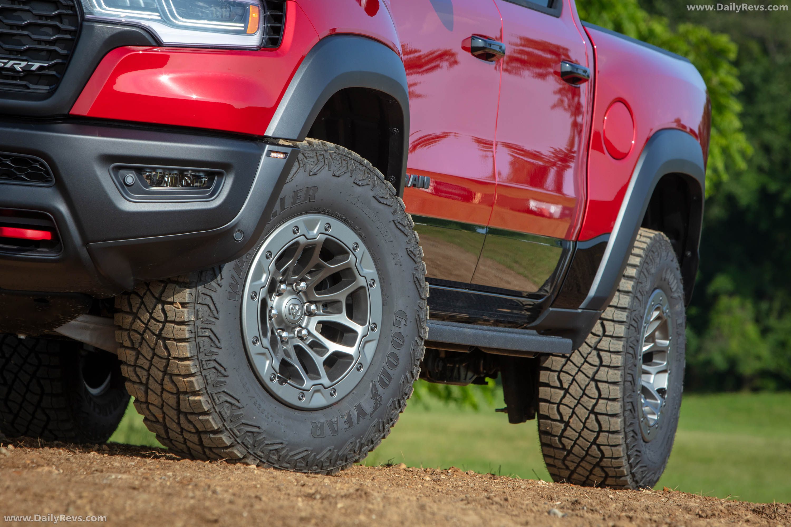 2027 RAM 1500 TRX SRT Molten Red Exterior