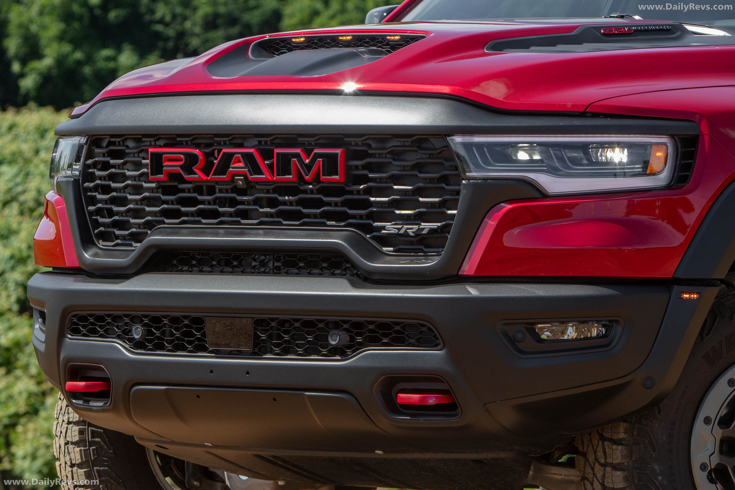 2027 RAM 1500 TRX SRT Molten Red Exterior
