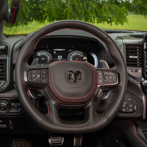 2027 RAM 1500 TRX SRT Molten Red Interior