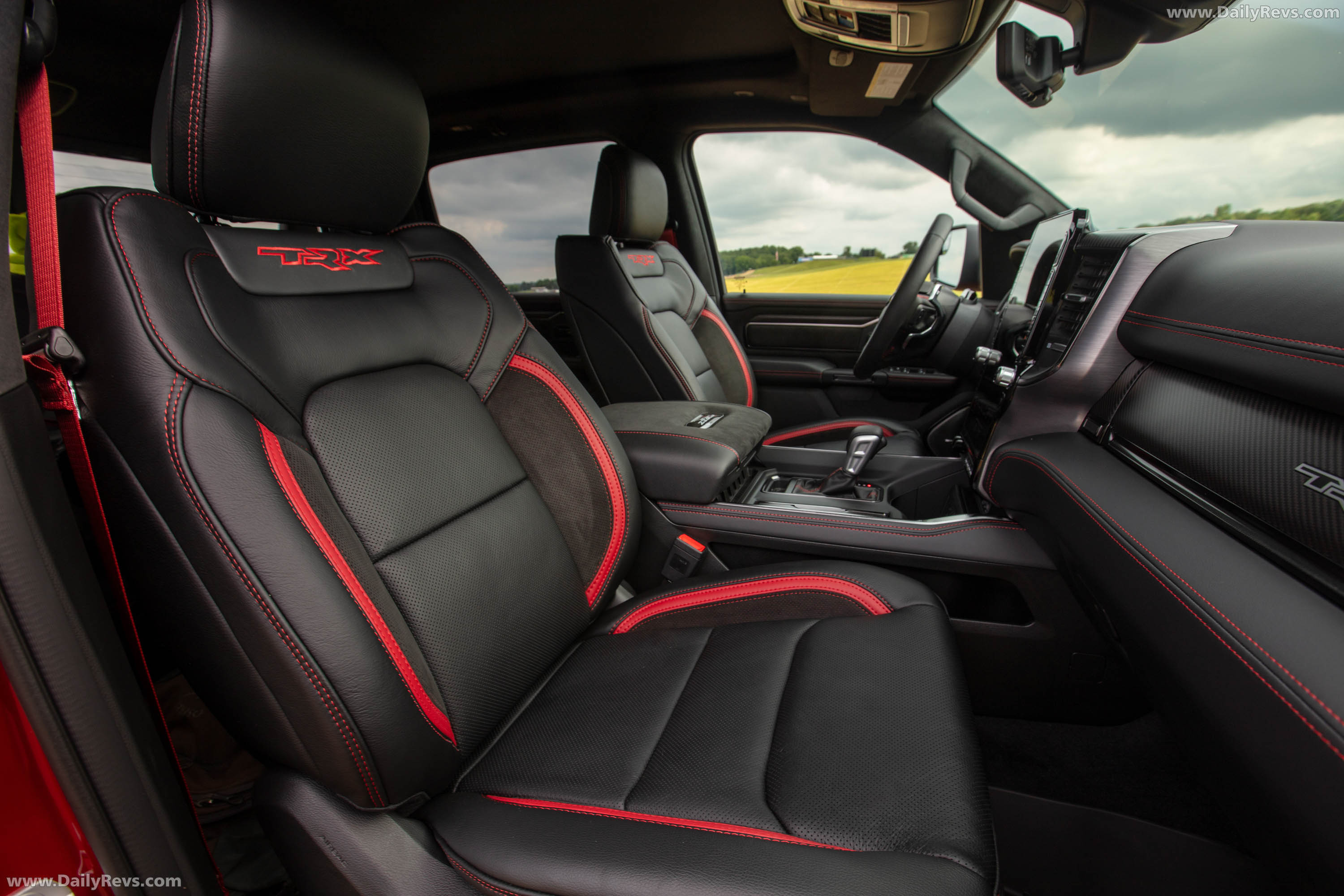 2027 RAM 1500 TRX SRT Molten Red Interior