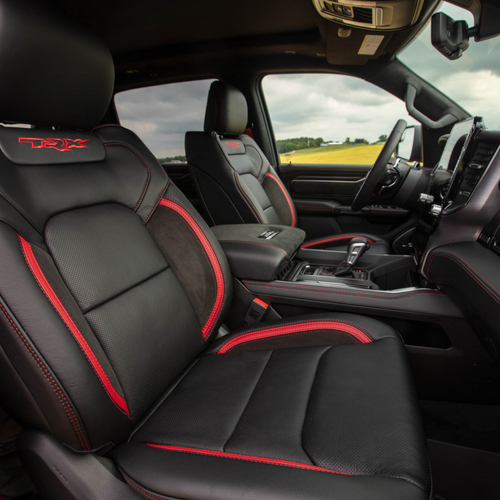 2027 RAM 1500 TRX SRT Molten Red Interior