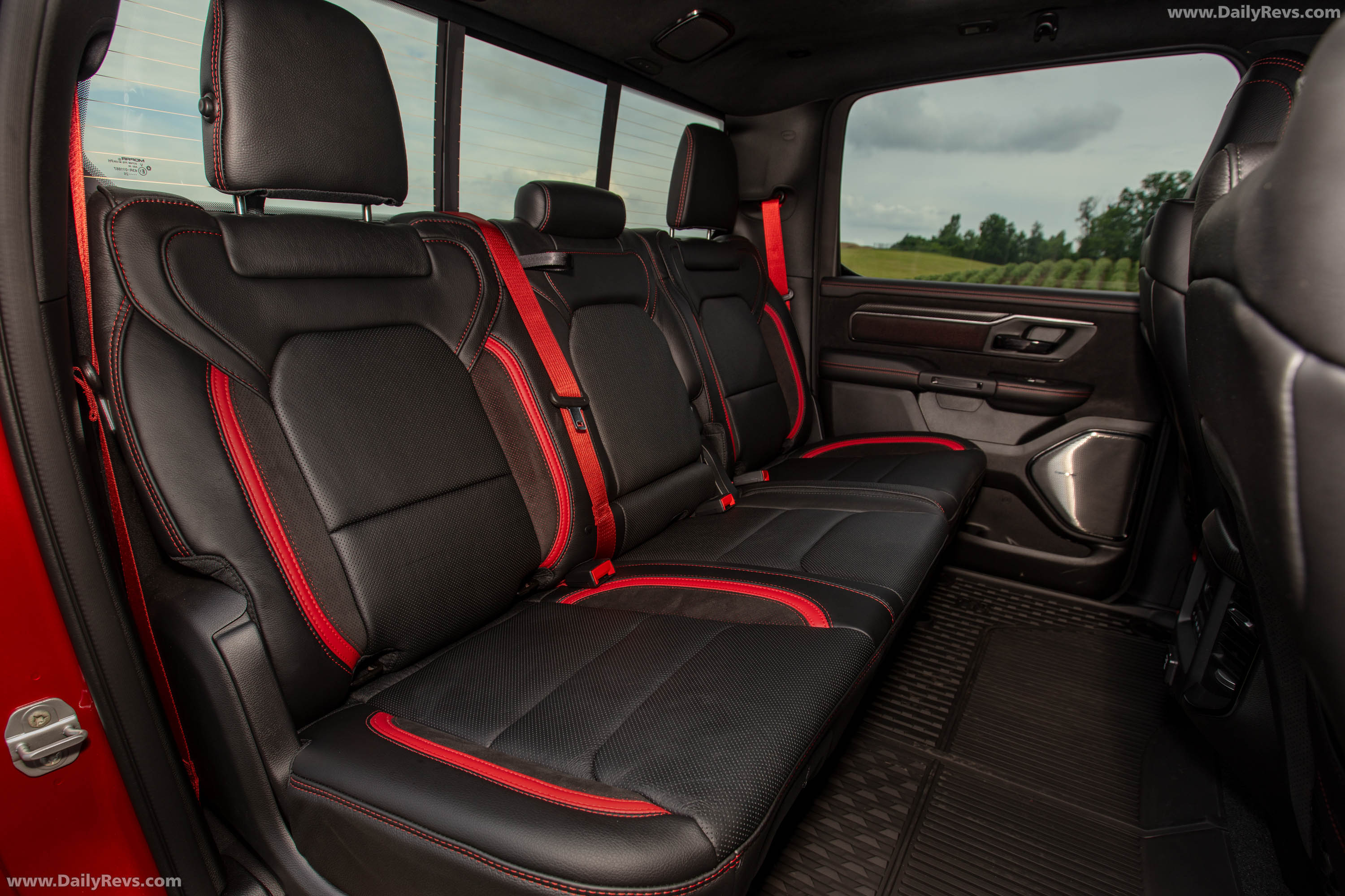 2027 RAM 1500 TRX SRT Molten Red Interior